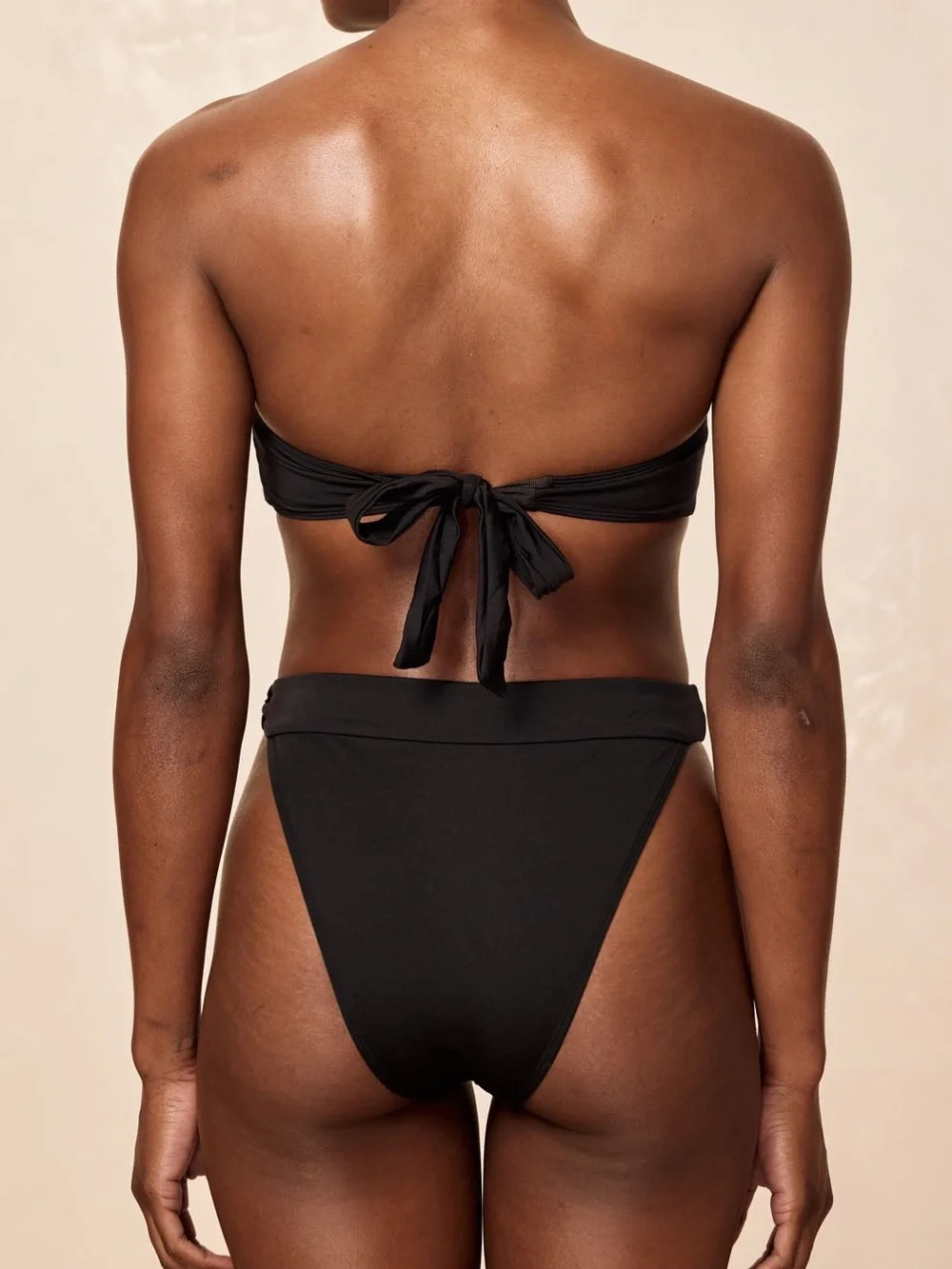 Monday Swimwear Brontë Top & Antigua Bottom Bikini Set Black Women’s